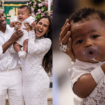 Carol Peixinho e Thiaguinho celebram batizado do filho Bento em cerimônia repleta de emoção
